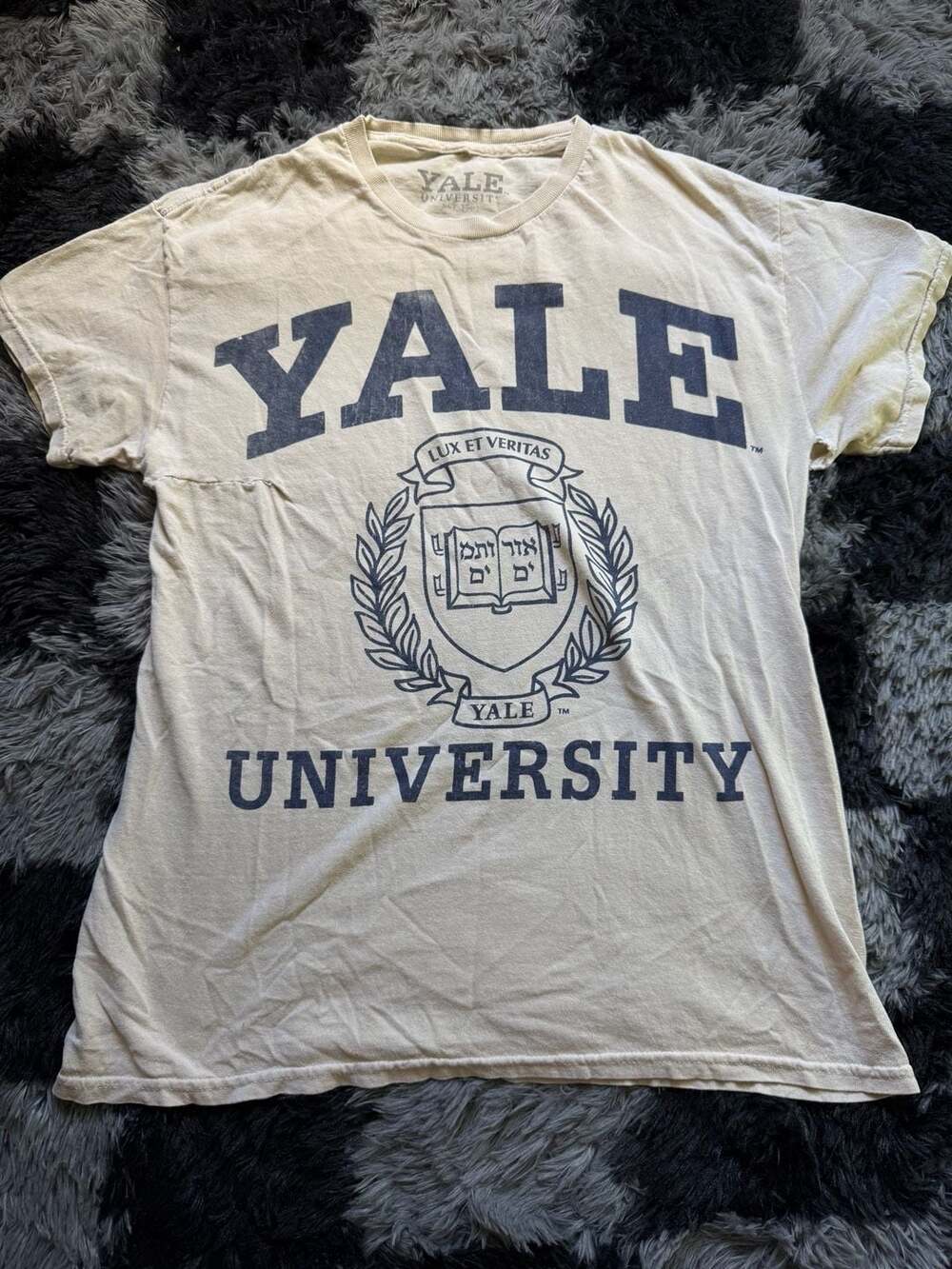 Yale University Cream Graphic T-Shirt